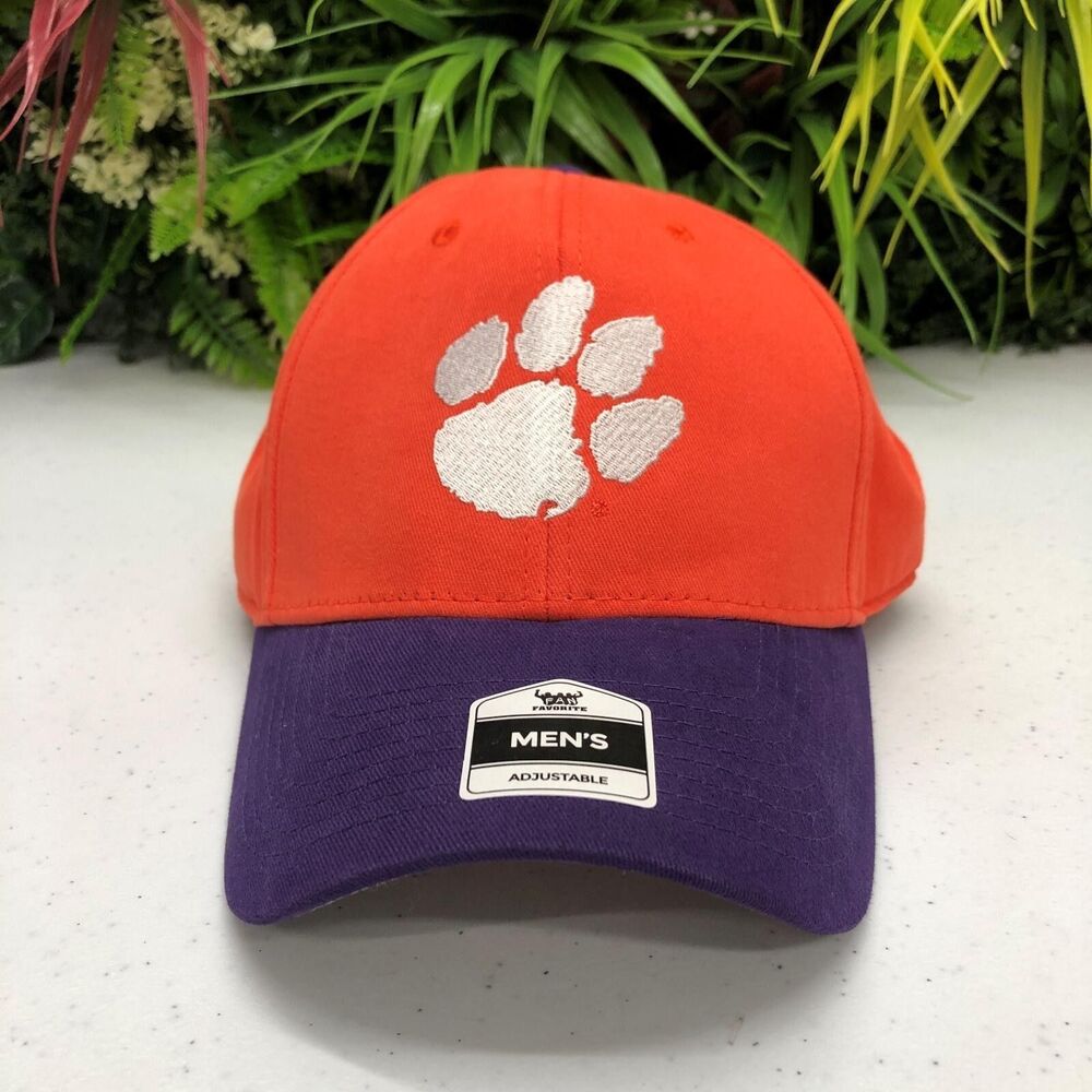 Clemson Tigers Hat Cap Strap Back One Size Orange NCAA Football Fan Favorite